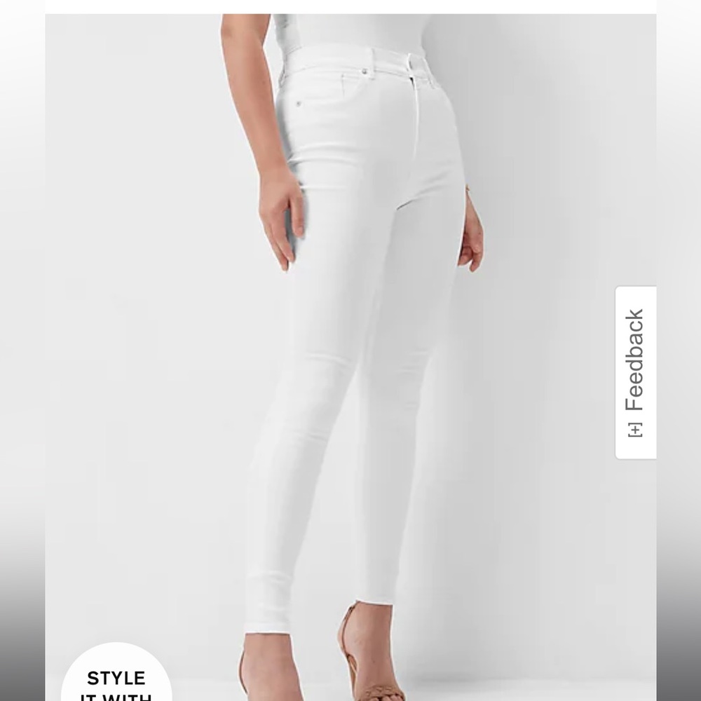 Express high rise skinny jeans